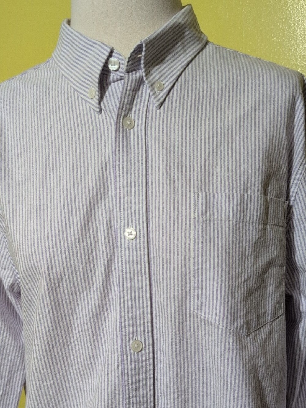 Five Four White Striped Button-Down Shirt